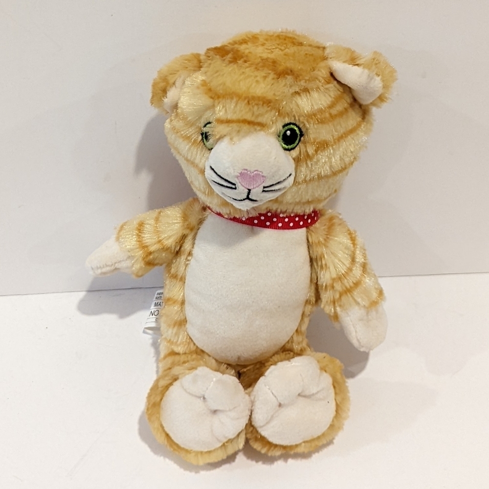 2/$20 Kinder Surprise Orange Tabby Cat Kitten Plush 9”